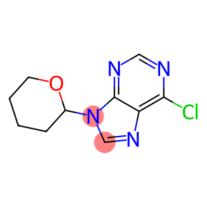 6-CHLORO-9-TETRAHYDROPYRANYL PURINE