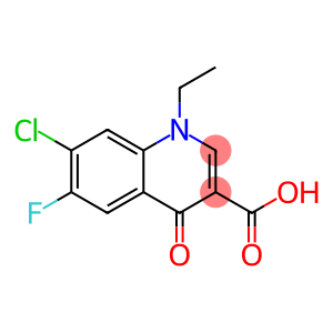 7-CHLORO-1-ETHYL-6-FLUORO-4-OXO-3-QUINOLINE CARBOXYLIC ACID