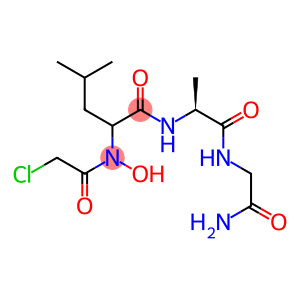 CHLOROACETYL-N-HYDROXY-DL-LEU-ALA-GLY-NH2