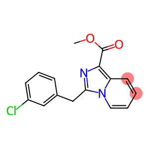 3-(3-CHLORO-BENZYL)-IMIDAZO[1,5-A]PYRIDINE-1-CARBOXYLIC ACID METHYL ESTER