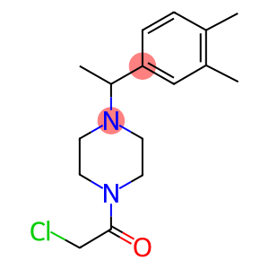 2-CHLORO-1-[4-[1-(3,4-DIMETHYL-PHENYL)-ETHYL]-PIPERAZIN-1-YL]-ETHANONE