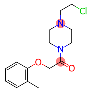 1-[4-(2-CHLORO-ETHYL)-PIPERAZIN-1-YL]-2-O-TOLYLOXY-ETHANONE