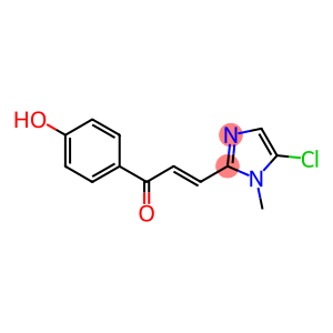 3-(5-CHLORO-1-METHYL-1H-IMIDAZOL-2-YL)-1-(4-HYDROXY-PHENYL)-PROPENONE