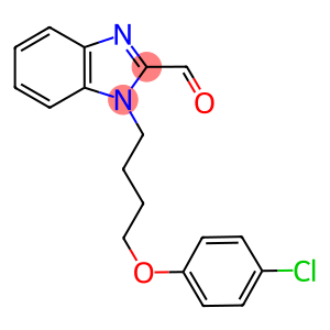 1-[4-(4-CHLOROPHENOXY)BUTYL]-1H-BENZIMIDAZOLE-2-CARBALDEHYDE