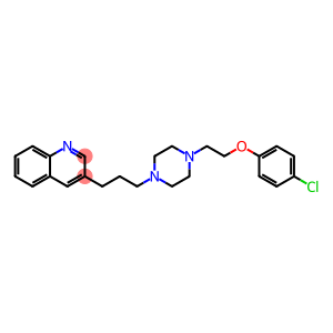 3-(3-(4-[2-(4-CHLOROPHENOXY)ETHYL]PIPERAZIN-1-YL)PROPYL)QUINOLINE