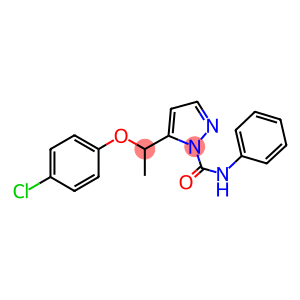 5-[1-(4-CHLOROPHENOXY)ETHYL]-N-PHENYL-1H-PYRAZOLE-1-CARBOXAMIDE