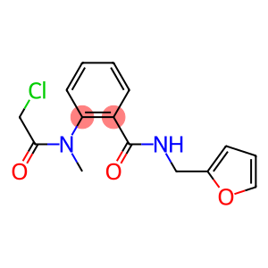 2-[(CHLOROACETYL)(METHYL)AMINO]-N-(2-FURYLMETHYL)BENZAMIDE