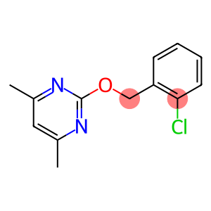 2-[(2-CHLOROBENZYL)OXY]-4,6-DIMETHYLPYRIMIDINE