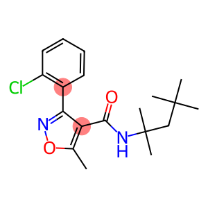 (3-(2-CHLOROPHENYL)-5-METHYLISOXAZOL-4-YL)-N-(1,1,3,3-TETRAMETHYLBUTYL)FORMAMIDE