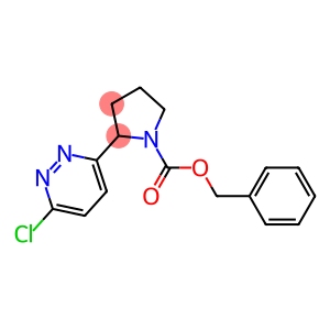 2-(6-CHLORO-PYRIDAZIN-3YL)-PYRROLIDINE-1-CARBOXYLIC ACID BENZYL ESTER