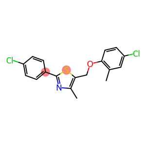 4-CHLORO-2-METHYLPHENYL [2-(4-CHLOROPHENYL)-4-METHYL-1,3-THIAZOL-5-YL]METHYL ETHER