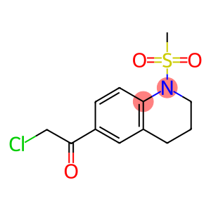 2-CHLORO-1-[1-(METHYLSULFONYL)-1,2,3,4-TETRAHYDROQUINOLIN-6-YL]ETHANONE