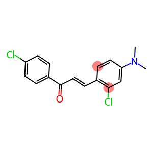 3-[2-CHLORO-4-(DIMETHYLAMINO)PHENYL]-1-(4-CHLOROPHENYL)-2-PROPEN-1-ONE