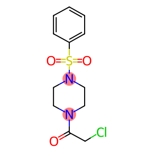 1-(4-BENZENESULFONYL-PIPERAZIN-1-YL)-2-CHLORO-ETHANONE