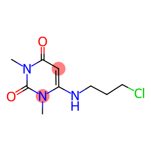 6-(3-CHLOROPROPYLAMINO)-1,3-DIMETHYLPYRIMIDINE-2,4-(1H,3H)-DIONE