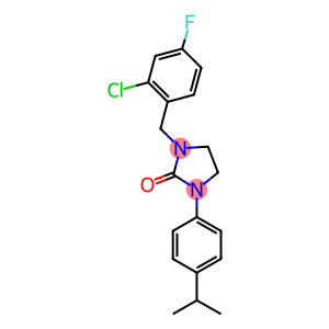 1-(2-CHLORO-4-FLUOROBENZYL)-3-(4-ISOPROPYLPHENYL)IMIDAZOLIDIN-2-ONE