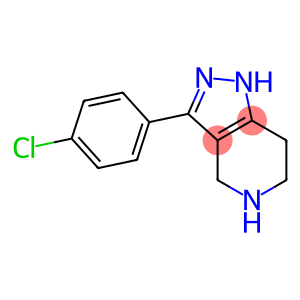 3-(4-CHLOROPHENYL)-4,5,6,7-TETRAHYDRO-1H-PYRAZOLO[4,3-C]PYRIDINE