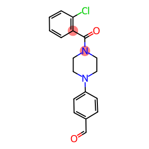 4-[4-(2-CHLOROBENZOYL)PIPERAZIN-1-YL]BENZALDEHYDE