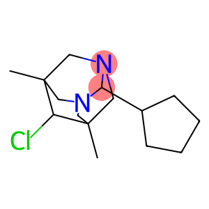 6-CHLORO-2-CYCLOPENTYL-5,7-DIMETHYL-1,3-DIAZATRICYCLO[3.3.1.1(3,7)]DECANE