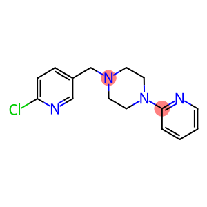 1-[(6-CHLORO-3-PYRIDINYL)METHYL]-4-(2-PYRIDINYL)PIPERAZINE