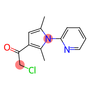 2-CHLORO-1-(2,5-DIMETHYL-1-PYRIDIN-2-YL-1H-PYRROL-3-YL)ETHANONE