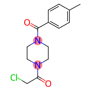 1-(CHLOROACETYL)-4-(4-METHYLBENZOYL)PIPERAZINE