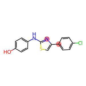 4-[[4-(4-CHLOROPHENYL)-2-THIAZOLYL]AMINO]PHENOL