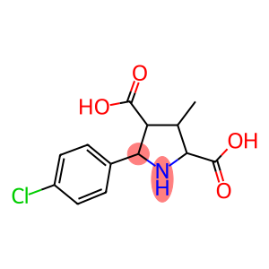 5-(4-CHLOROPHENYL)-3-METHYL-2,4-PYRROLIDINEDICARBOXYLIC ACID