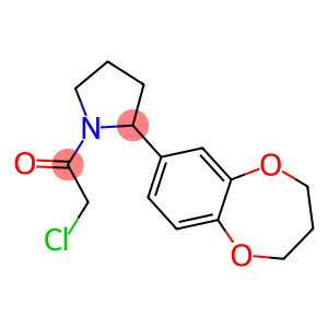 1-(CHLOROACETYL)-2-(3,4-DIHYDRO-2H-1,5-BENZODIOXEPIN-7-YL)PYRROLIDINE