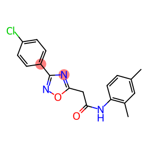 2-[3-(4-CHLOROPHENYL)-1,2,4-OXADIAZOL-5-YL]-N-(2,4-DIMETHYLPHENYL)ACETAMIDE