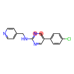 5-(4-CHLOROPHENYL)-N-(PYRIDIN-4-YLMETHYL)PYRIMIDIN-2-AMINE