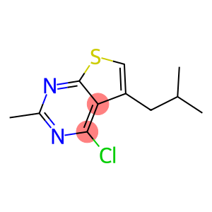 4-CHLORO-5-ISOBUTYL-2-METHYLTHIENO[2,3-D]PYRIMIDINE