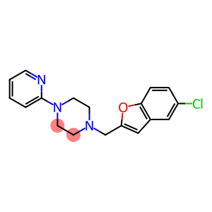 1-[(5-CHLORO-1-BENZOFURAN-2-YL)METHYL]-4-PYRIDIN-2-YLPIPERAZINE