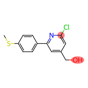 (2-CHLORO-6-(4-(METHYLTHIO)PHENYL)PYRIDIN-4-YL)METHANOL