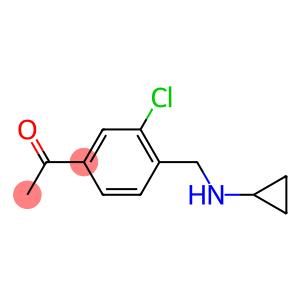 1-(3-CHLORO-4-((CYCLOPROPYLAMINO)METHYL)PHENYL)ETHANONE