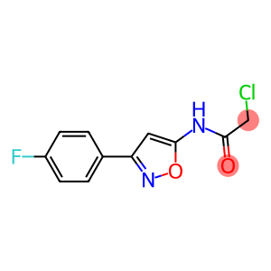 2-CHLORO-N-(3-(4-FLUOROPHENYL)ISOXAZOL-5-YL)ACETAMIDE