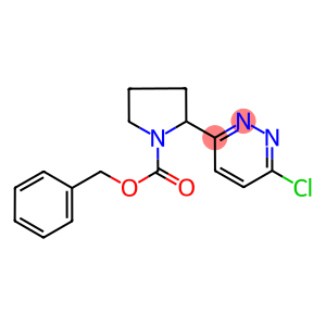 2-(6-Chloropyridazin-3-yl)pyrrolidine, N-CBZ protected