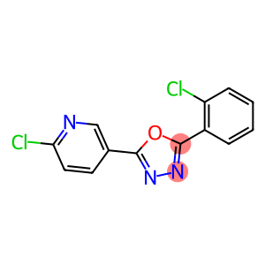 2-(2-CHLOROPHENYL)-5-(6-CHLORO-3-PYRIDYL)-1,3,4-OXADIAZOLE, TECH