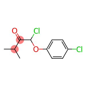 1-Chloro-1-(4-chlorophenoxy)-3-methyl-2-butanone