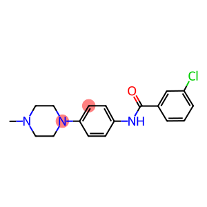 3-CHLORO-N-[4-(4-METHYLPIPERAZINO)PHENYL]BENZENECARBOXAMIDE