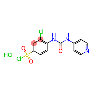 3-CHLORO-4-(3-PYRIDIN-4-YL-UREIDO)BENZENESULFONYLCHLORIDE HYDROCHLORIDE