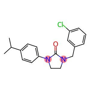 1-(3-CHLOROBENZYL)-3-(4-ISOPROPYLPHENYL)IMIDAZOLIDIN-2-ONE