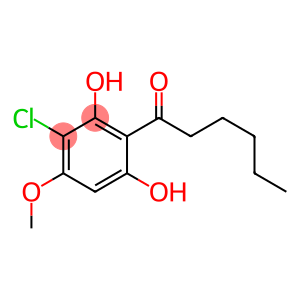 1-(3-CHLORO-2,6-DIHYDROXY-4-METHOXYPHENYL)-1-HEXANONE