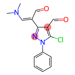 5-CHLORO-3-[2-(DIMETHYLAMINO)-1-FORMYLVINYL]-1-PHENYL-1H-PYRAZOLE-4-CARBOXALDEHYDE