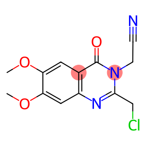 [2-(CHLOROMETHYL)-6,7-DIMETHOXY-4-OXOQUINAZOLIN-3(4H)-YL]ACETONITRILE