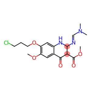 7-(3-CHLORO-PROPOXY)-2-(DIMETHYLAMINO-METHYLENEAMINO)-6-METHOXY-4-OXO-1,2,3,4-TETRAHYDRO-QUINOLINE-3-CARBOXYLIC ACID METHYL ESTER