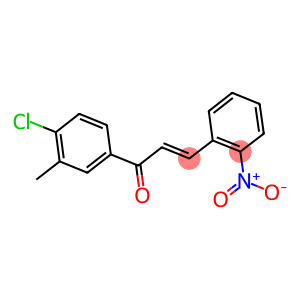 1-(4-CHLORO-3-METHYLPHENYL)-3-(2-NITROPHENYL)PROP-2-EN-1-ONE