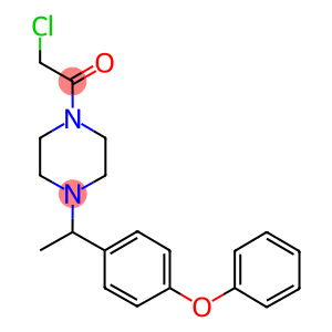 1-(CHLOROACETYL)-4-[1-(4-PHENOXYPHENYL)ETHYL]PIPERAZINE