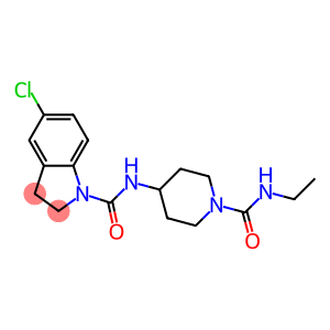 5-CHLORO-N-(1-[(ETHYLAMINO)CARBONYL]PIPERIDIN-4-YL)INDOLINE-1-CARBOXAMIDE