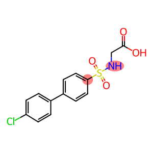 2-([(4'-CHLORO[1,1'-BIPHENYL]-4-YL)SULFONYL]AMINO)ACETIC ACID